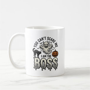 Halloween-Chef-Geist-Vintage-Stich-Shirt-Design Kaffeetasse