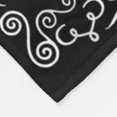 Halloween Chelorette Till Death Do Us Party Skelet Fleecedecke (Ecke)