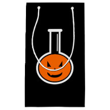 Halloween Chemie Pumpkin-Geschenktasche