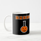 Halloween Chemie Spooky Pumpkin-Kaffee-Tasse Kaffeetasse (Links)