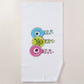 Halloween Chemie Strandtuch (Vorderseite)