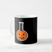 Halloween Chemistry Pumpkin Coffee Tasse (Vorderseite Links)