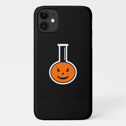 Halloween Chemistry Pumpkin iPhone 11 Fall Case-Mate iPhone Hülle (Rückseite)