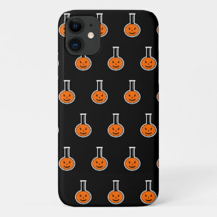 Halloween Chemistry Pumpkin Pattern iPhone 11 Fall Case-Mate iPhone Hülle