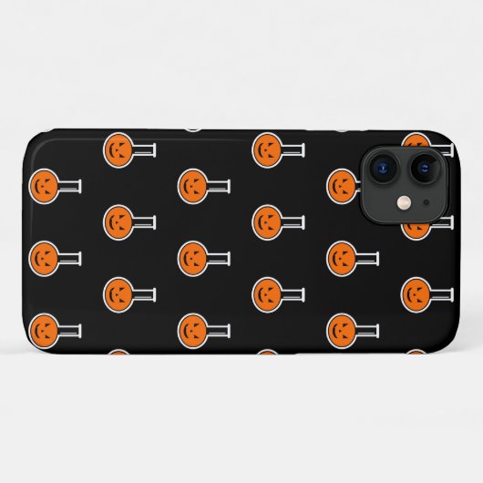 Halloween Chemistry Pumpkin Pattern iPhone 11 Fall Case-Mate iPhone Hülle (Rückseite (Horizontal))