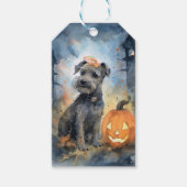 Halloween Chesapeake Bay Terrier mit Pumpkins Geschenkanhänger (Vorderseite)