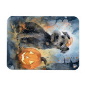 Halloween Chesapeake Bay Terrier mit Pumpkins Magnet (Horizontal)