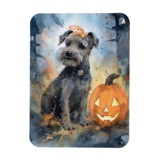 Halloween Chesapeake Bay Terrier mit Pumpkins Magnet (Vertikal)