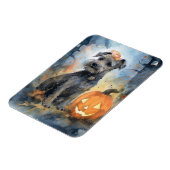 Halloween Chesapeake Bay Terrier mit Pumpkins Magnet (Linke Seite)