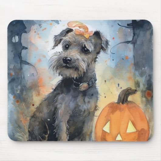 Halloween Chesapeake Bay Terrier mit Pumpkins Mousepad (Vorne)