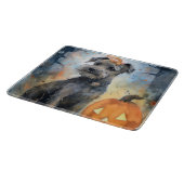 Halloween Chesapeake Bay Terrier mit Pumpkins Schneidebrett (Ecke)