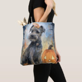 Halloween Chesapeake Bay Terrier mit Pumpkins Tasche (Von Nahem)