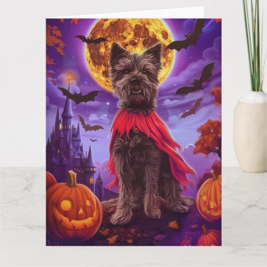 Halloween Chesapeake Bay Terrier Vampire Pumpkins Karte (Vorderseite)