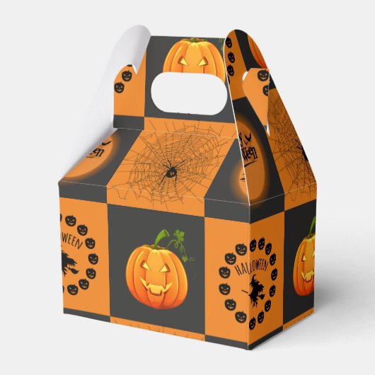 Halloween Chessboard Geschenkschachtel (Rückseite)