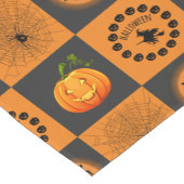 Halloween Chessboard Kurzer Tischläufer (Ecke)