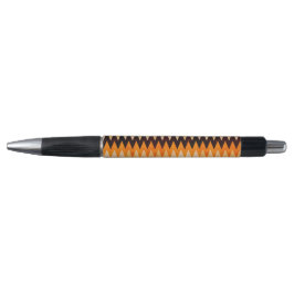 Halloween-Chevron-Zickzack-Muster – Orange & Schwa Kugelschreiber