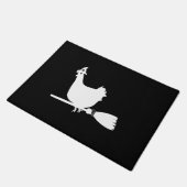 Halloween Chicken Chickens Witziges Geschenk Fußmatte (Schrägansicht)