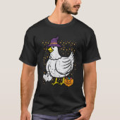 Halloween Chicken Rooster Costume Farmer Men Women T-Shirt (Vorderseite)