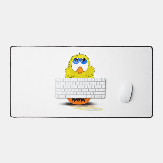 Halloween Chicken Schreibtischunterlage (Tastatur & Maus)