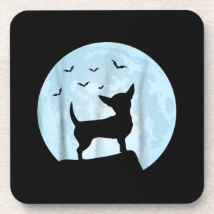 Halloween Chihuahua Dog Gift Trick or Treat Getränkeuntersetzer
