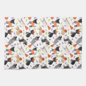 Halloween Chihuahua Geschirrtuch (Horizontal)