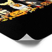Halloween Chihuahua Ghost Soky Chihuahua Lovers Do Poster (Ecke)