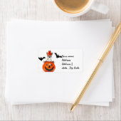 Halloween Chihuahua-Hund Adressaufkleber (Insitu)