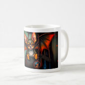 Halloween Chihuahua Kaffeetasse (VorderseiteRechts)