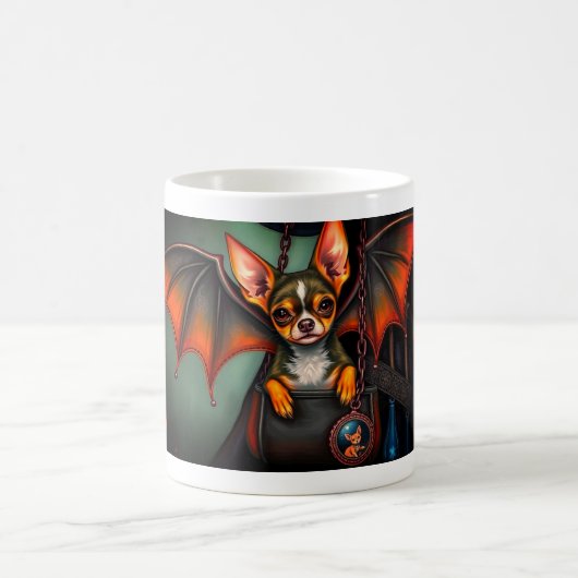 Halloween Chihuahua Kaffeetasse (Mittel)