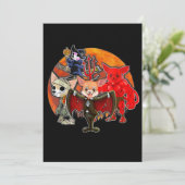 Halloween Chihuahua Kostüm Mummy Evil Hexenkürbis Ankündigung (Stehend Vorderseite)