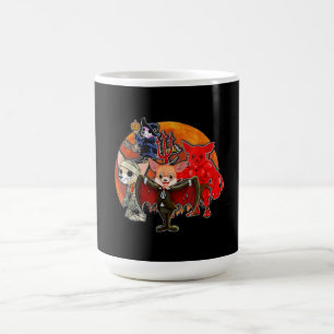 Halloween Chihuahua Kostüm Mummy Evil Hexenkürbis Kaffeetasse