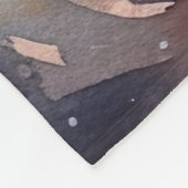 Halloween chihuahua mit Pumpkins Beängstigend Fleecedecke (Ecke)