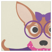 Halloween Chihuahua Stoff (Nahaufnahme)