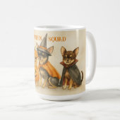 Halloween Chihuahua Tasse – Süßer Geist, Kürbis, (VorderseiteRechts)