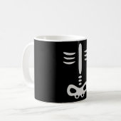Halloween Children Skelettkostüm Kaffeetasse (Vorderseite Links)