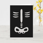 Halloween Children Skelettkostüm Karte (Gelbe Blume)