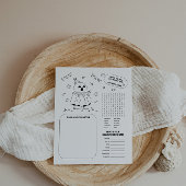 Halloween Children's Activy Worksheet Notizblock