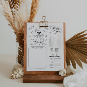 Halloween Children's Activy Worksheet Notizblock