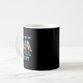 Halloween Chillin mit meinen Zombies Jungs Mädchen Kaffeetasse (Vorderseite Links)