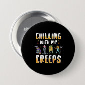 Halloween Chilling mit Creeps Button (Vorne & Hinten)