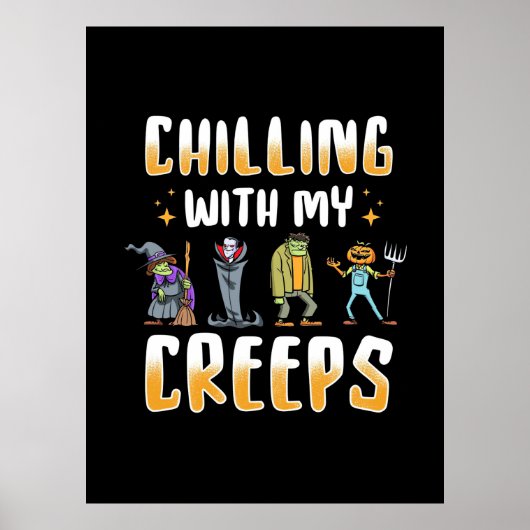 Halloween Chilling mit Creeps Poster (Vorne)
