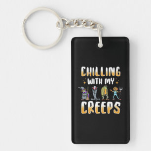 Halloween Chilling mit Creeps Schlüsselanhänger
