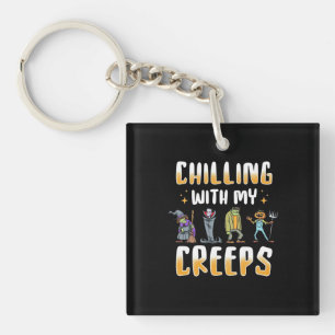 Halloween Chilling mit Creeps Schlüsselanhänger