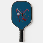 Halloween Chocolate Candy Pickleball Schläger (Rückseite)