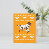 Halloween Chocolate Labrador Mummy Postcard Postkarte (Stehend Vorderseite)