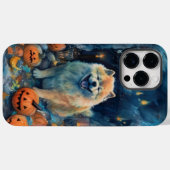 Halloween Chow Chow mit Pumpkins Beängstigend Case-Mate iPhone Hülle (Rückseite (Horizontal))
