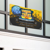 Halloween Church Trunk oder Leckerei Event Banner (Äußeres Gebäude)