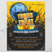 Halloween Church Trunk oder Leckerei Event Flyer (Vorne)