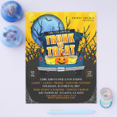 Halloween Church Trunk oder Leckerei Event Flyer (Einzeln)