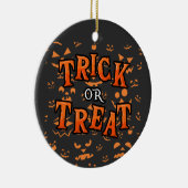Halloween Circle Keramik für Trick oder Treat Orna Ornament (Rechts)